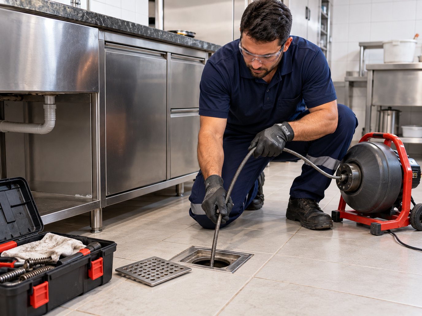 Desobstrução na Cozinha em Cascavel‑PR