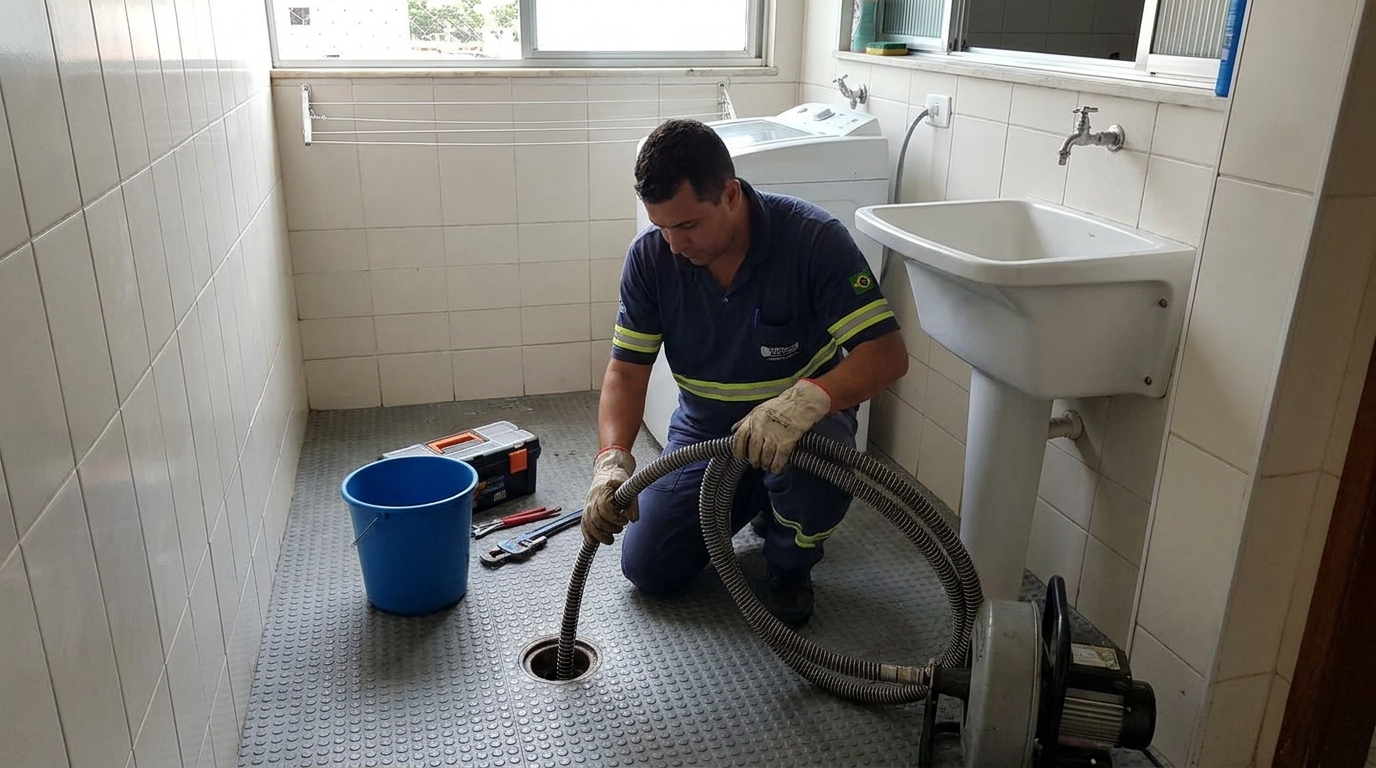 Desobstrução na Cozinha em Cascavel‑PR