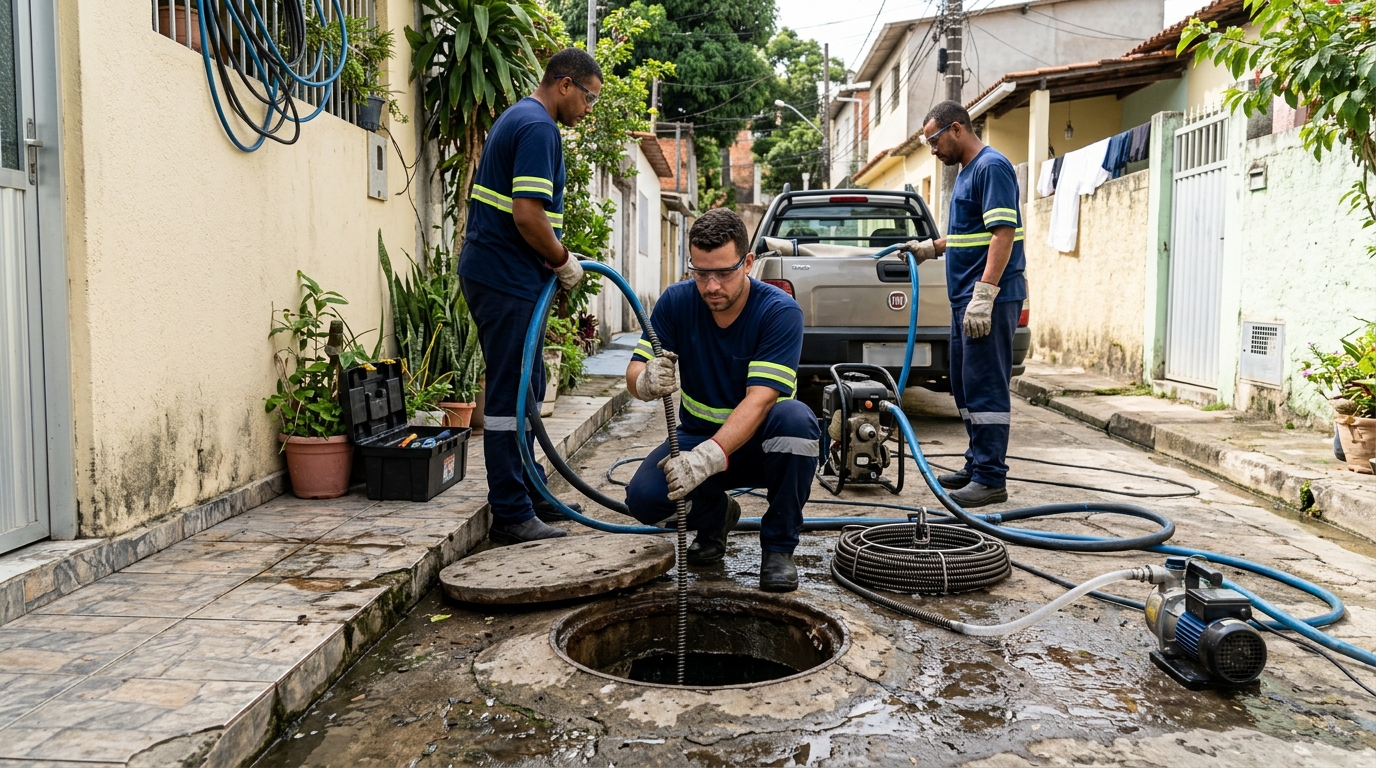 Hidrojateamento de Alta Pressão em Cascavel‑PR