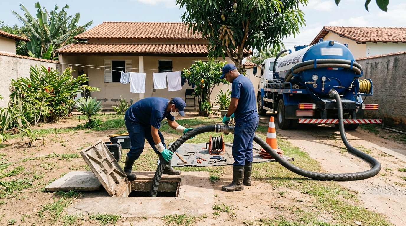 Manutenção de Fossa em Cascavel‑PR